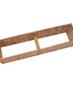 vidaXL Garden Planter 200x50x50 cm Solid Teak Wood