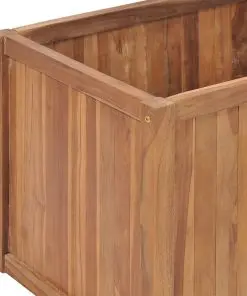vidaXL Garden Planter 200x50x50 cm Solid Teak Wood