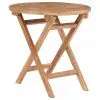 vidaXL Folding Garden Table 45 cm Solid Teak Wood