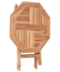 vidaXL Folding Garden Table 45x45x45 cm Solid Teak Wood