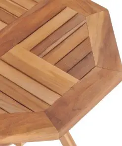 vidaXL Folding Garden Table 45x45x45 cm Solid Teak Wood