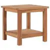 vidaXL Coffee Table 45x45x45 cm Solid Teak Wood