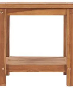 vidaXL Coffee Table 45x45x45 cm Solid Teak Wood