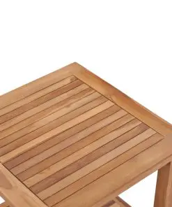 vidaXL Coffee Table 45x45x45 cm Solid Teak Wood