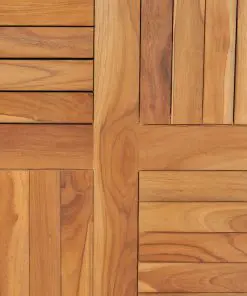 vidaXL Table Top Solid Teak Wood Round 2.5 cm 80 cm