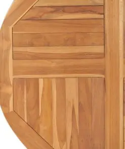 vidaXL Table Top Solid Teak Wood Round 2.5 cm 90 cm