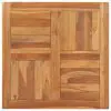 vidaXL Table Top Solid Teak Wood 70x70x2.5 cm vidaXL Table Top Solid Teak Wood 70x70x2.5 cm
