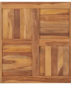 vidaXL Table Top Solid Teak Wood 70x70x2.5 cm