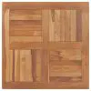 vidaXL Table Top Solid Teak Wood Square 80x80x2.5 cm vidaXL Table Top Solid Teak Wood Square 80x80x2.5 cm