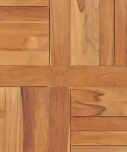 vidaXL Table Top Solid Teak Wood Square 80x80x2.5 cm