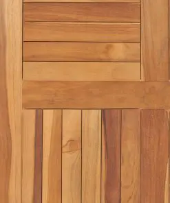 vidaXL Table Top Solid Teak Wood Square 80x80x2.5 cm