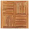 vidaXL Table Top Solid Teak Wood Square 90x90x2.5 cm