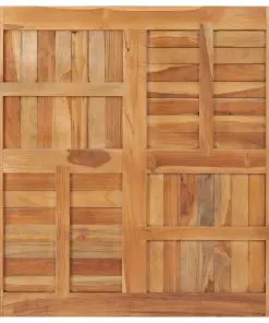 vidaXL Table Top Solid Teak Wood Square 90x90x2.5 cm