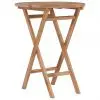 vidaXL Folding Garden Table 60 cm Solid Teak Wood vidaXL Folding Garden Table 60 cm Solid Teak Wood