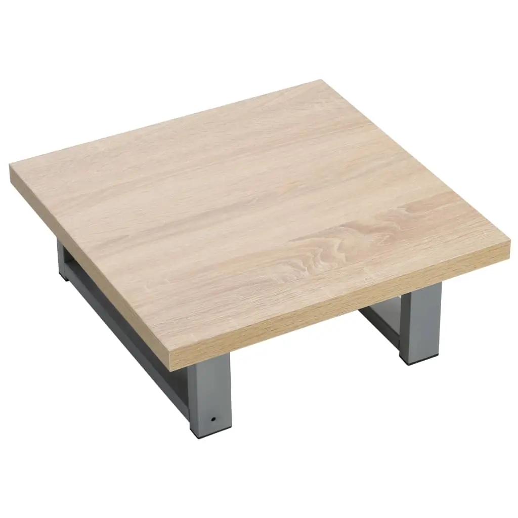 vidaXL Two Piece Bathroom Furniture Set Ceramic Oak