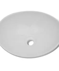 vidaXL Two Piece Bathroom Furniture Set Ceramic Grey