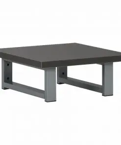 vidaXL Two Piece Bathroom Furniture Set Ceramic Grey