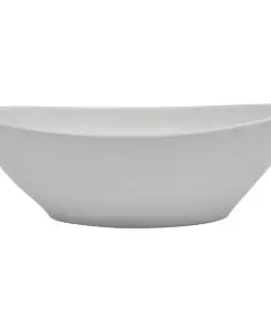 vidaXL Two Piece Bathroom Furniture Set Ceramic Black