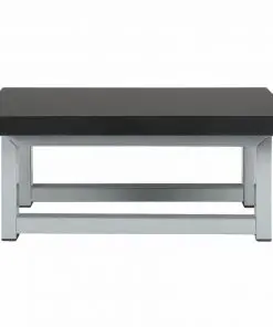 vidaXL Two Piece Bathroom Furniture Set Ceramic Black