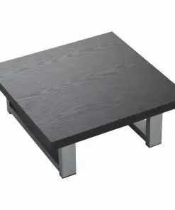 vidaXL Two Piece Bathroom Furniture Set Ceramic Black