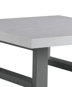 vidaXL Two Piece Bathroom Furniture Set Ceramic White