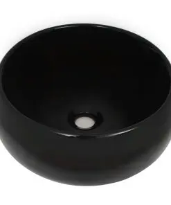 vidaXL Two Piece Bathroom Furniture Set Ceramic White