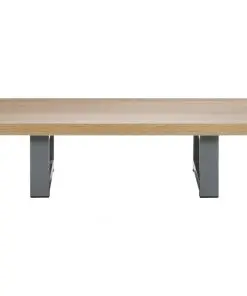 vidaXL Two Piece Bathroom Furniture Set Ceramic Oak