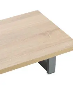 vidaXL Two Piece Bathroom Furniture Set Ceramic Oak