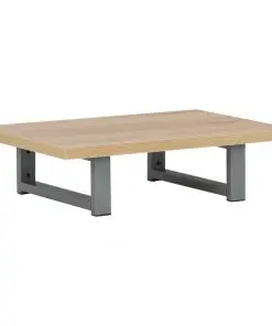 vidaXL Two Piece Bathroom Furniture Set Ceramic Oak