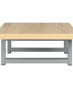 vidaXL Two Piece Bathroom Furniture Set Ceramic Oak