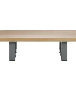 vidaXL Two Piece Bathroom Furniture Set Ceramic Oak