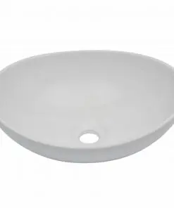 vidaXL Two Piece Bathroom Furniture Set Ceramic Grey