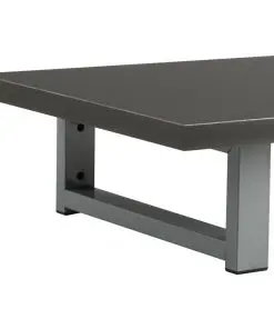 vidaXL Two Piece Bathroom Furniture Set Ceramic Grey