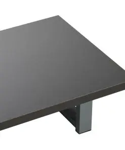 vidaXL Two Piece Bathroom Furniture Set Ceramic Grey