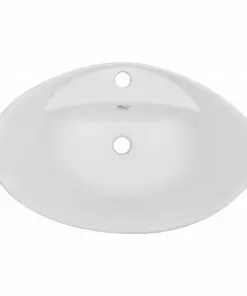 vidaXL Two Piece Bathroom Furniture Set Ceramic Grey