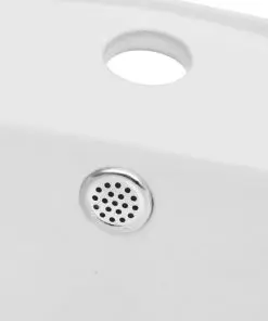 vidaXL Two Piece Bathroom Furniture Set Ceramic Grey