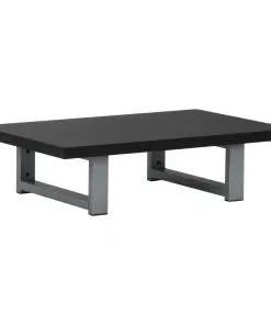 vidaXL Two Piece Bathroom Furniture Set Ceramic Black