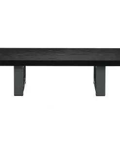 vidaXL Two Piece Bathroom Furniture Set Ceramic Black