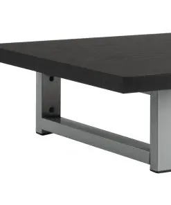 vidaXL Two Piece Bathroom Furniture Set Ceramic Black