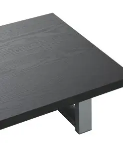 vidaXL Two Piece Bathroom Furniture Set Ceramic Black