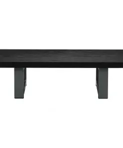 vidaXL Two Piece Bathroom Furniture Set Ceramic Black