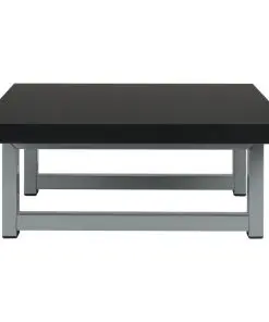 vidaXL Two Piece Bathroom Furniture Set Ceramic Black