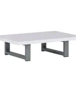 vidaXL Two Piece Bathroom Furniture Set Ceramic White