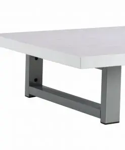 vidaXL Two Piece Bathroom Furniture Set Ceramic White