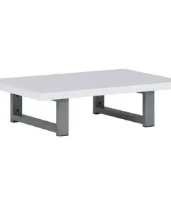 vidaXL Two Piece Bathroom Furniture Set Ceramic White