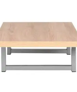 vidaXL Two Piece Bathroom Furniture Set Ceramic Oak