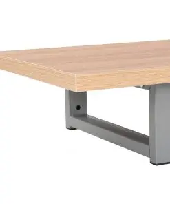 vidaXL Two Piece Bathroom Furniture Set Ceramic Oak