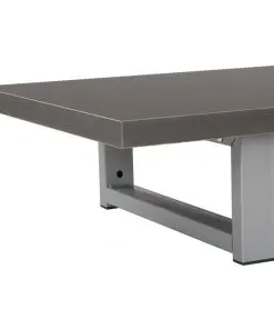 vidaXL Two Piece Bathroom Furniture Set Ceramic Grey