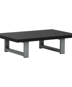 vidaXL Two Piece Bathroom Furniture Set Ceramic Black