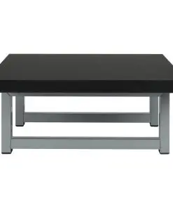 vidaXL Two Piece Bathroom Furniture Set Ceramic Black